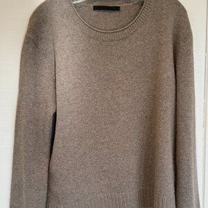 Jenni Kayne Everyday Cashmere Blend Crewneck Sweater Oatmeal